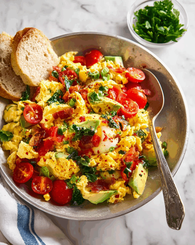 California Breakfast Egg Scramble