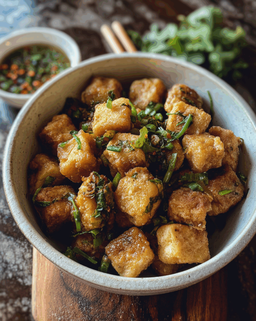 Crispy Taiwanese Popcorn Tofu