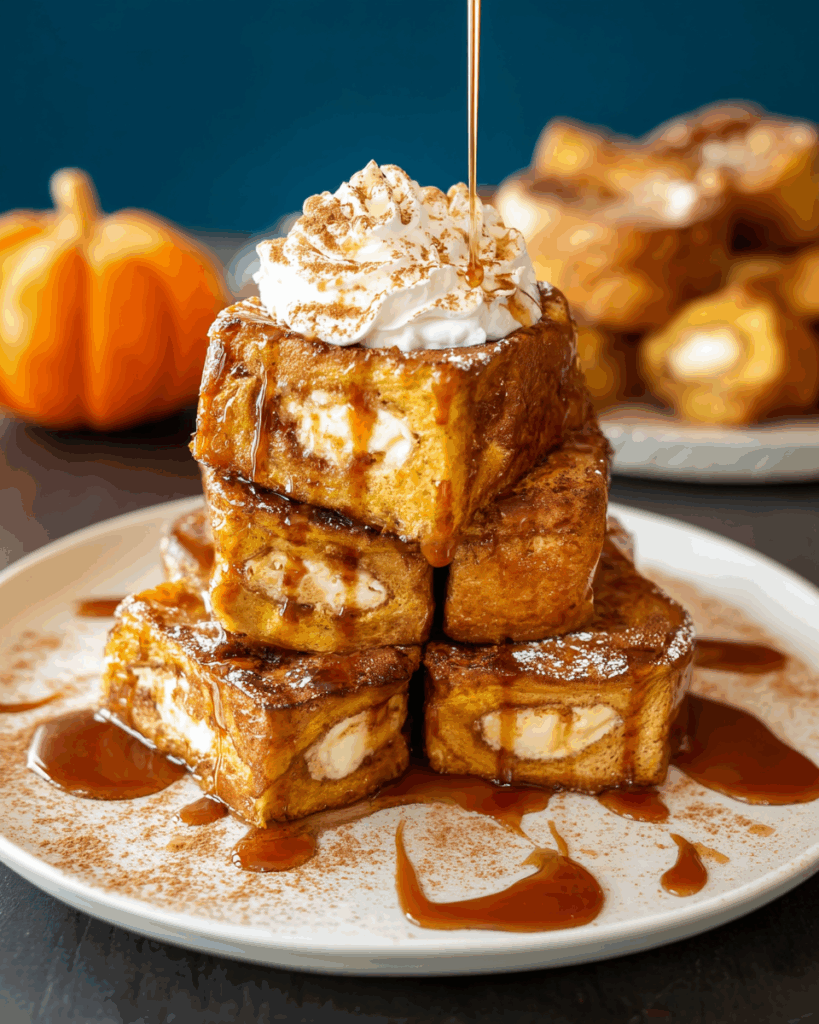 Pumpkin Pie Hawaiian Roll French Toast