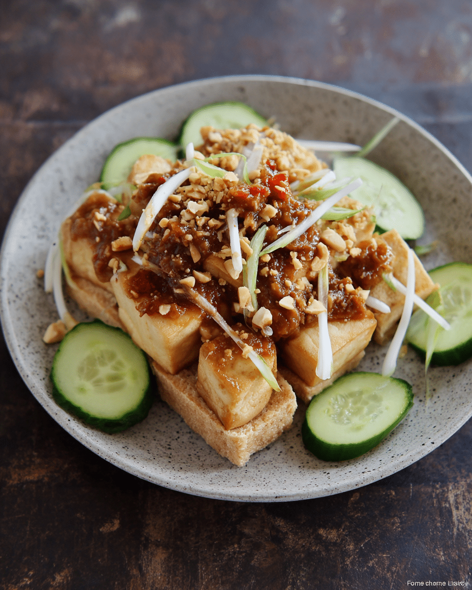 Irresistible Tahu Goreng: Crispy Tofu with Peanut Sauce