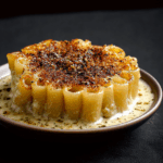 Honeycomb Macaroni with Porky Cream