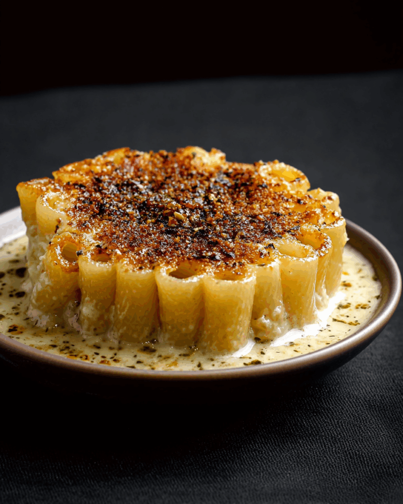 Honeycomb Macaroni with Porky Cream