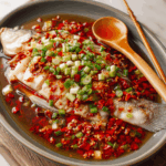 Hunan-Style Steamed Whole Tilapia with Silken Tofu