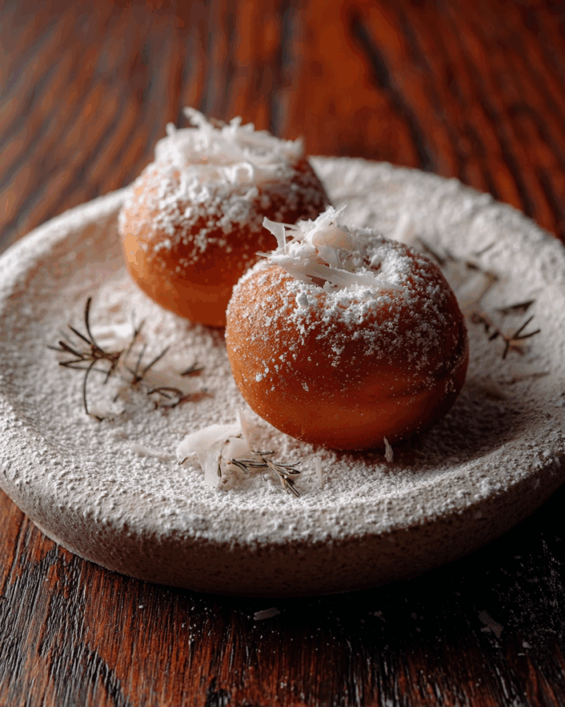 Cheese Doughnuts with Creamy Cheese Filling