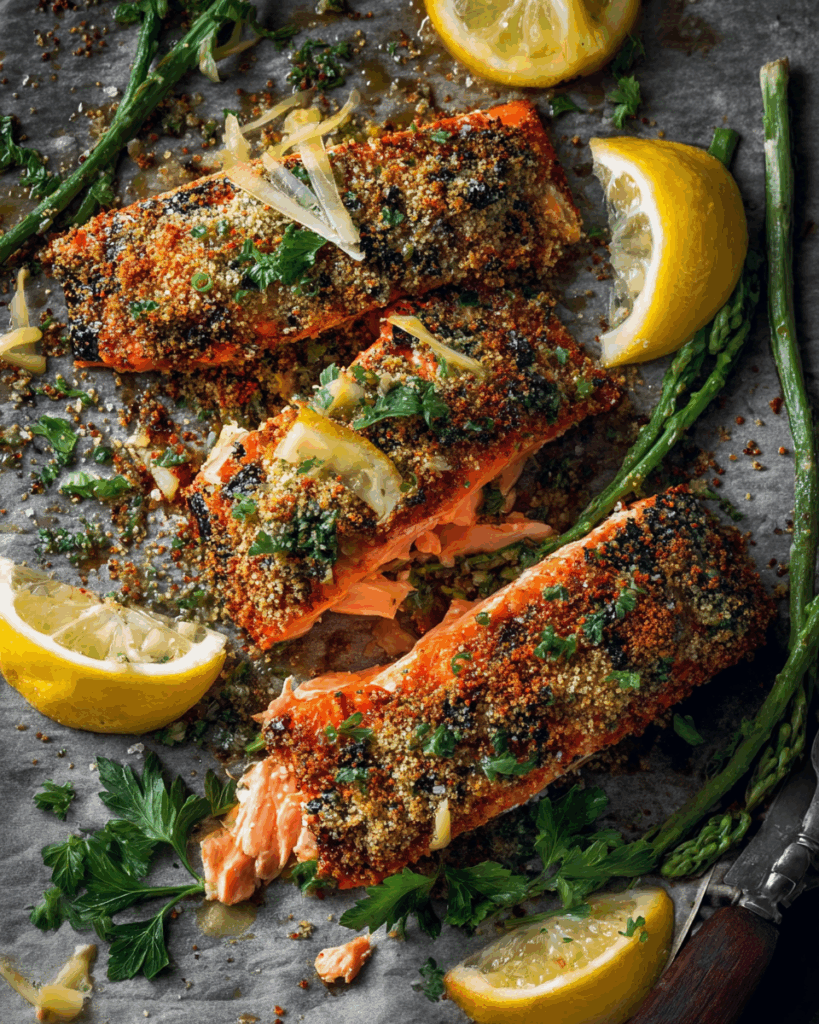 Crusted Wild BC Salmon