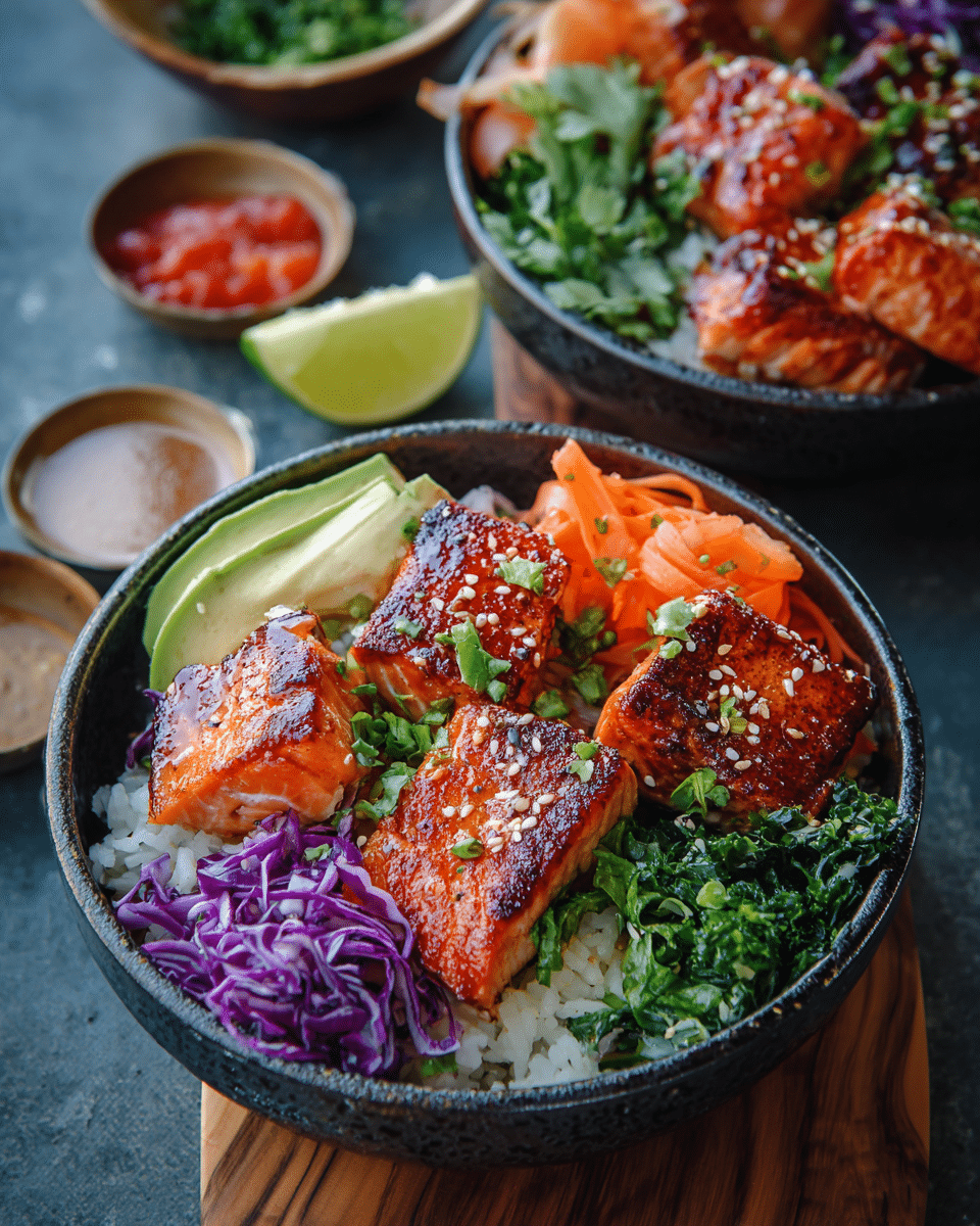 Bang-Bang Salmon Bite Bowl
