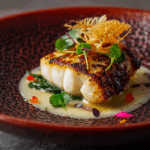 Champagne-Marinated Sea Bass with Yuzu-Miso Twist