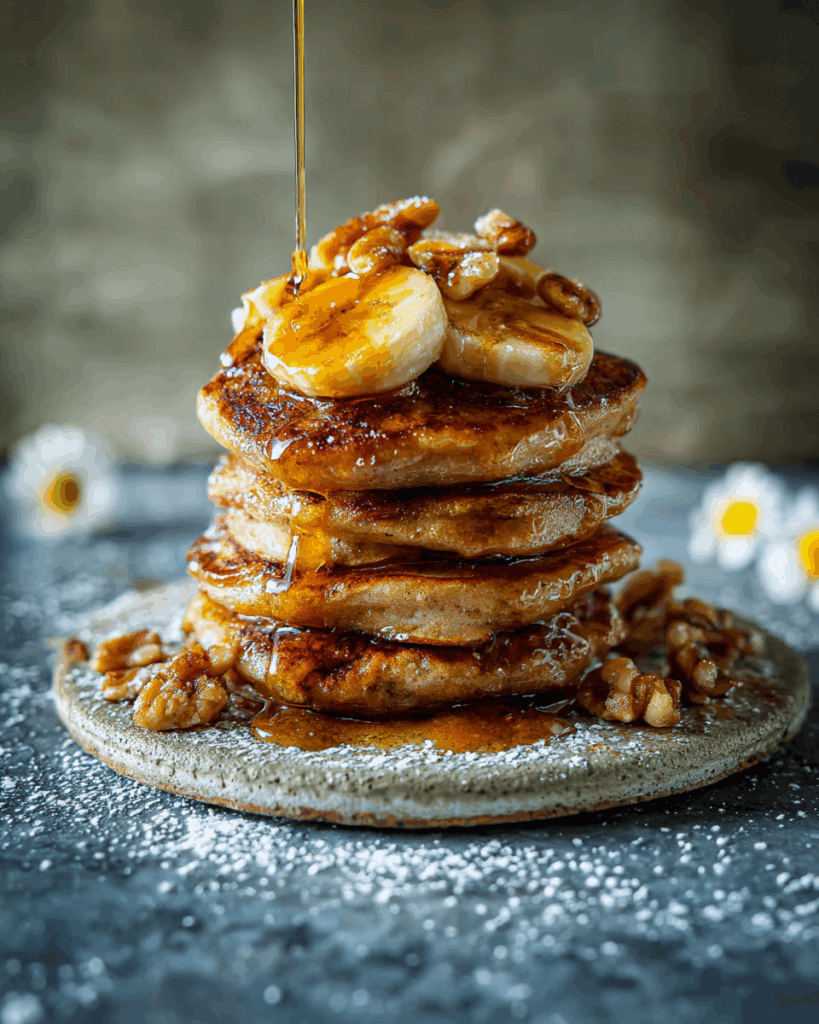Vegan & Gluten-Free Banana Bread Griddle Cakes