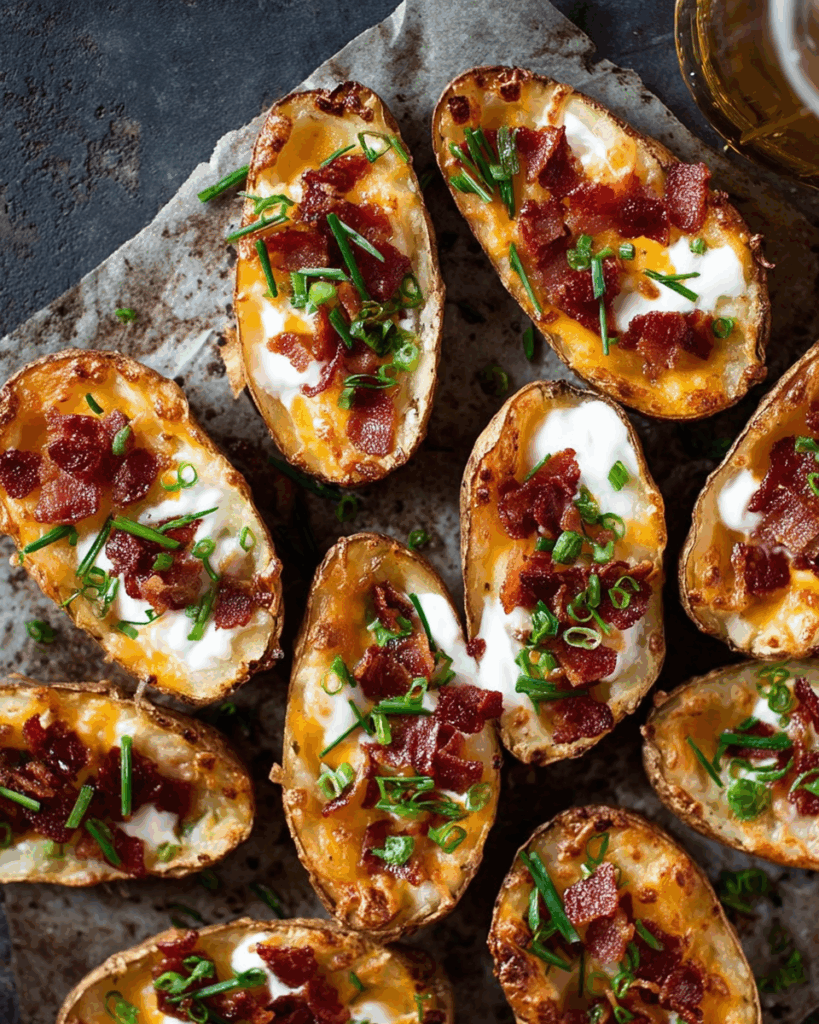 Cheesy Loaded Potato Skins