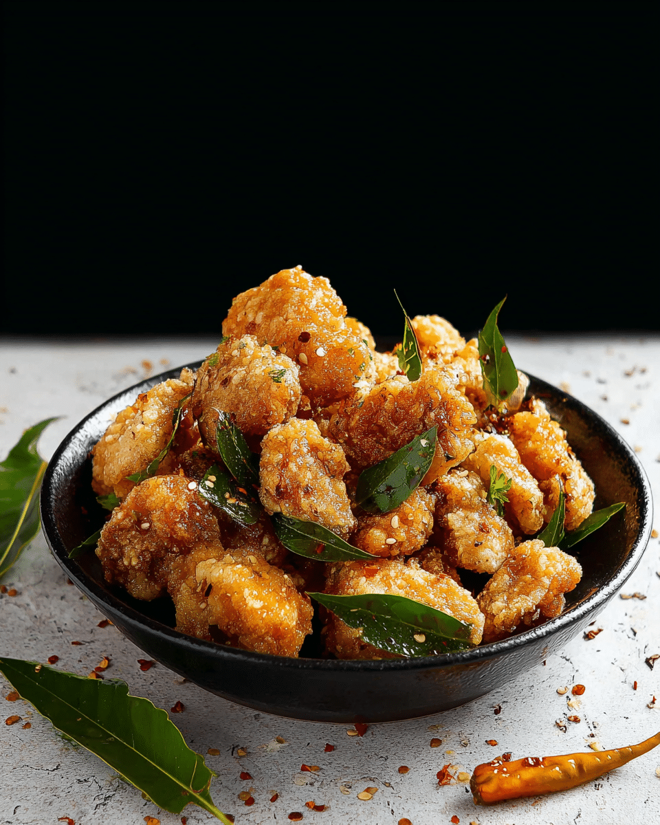 Crispy Taiwanese Popcorn Chicken