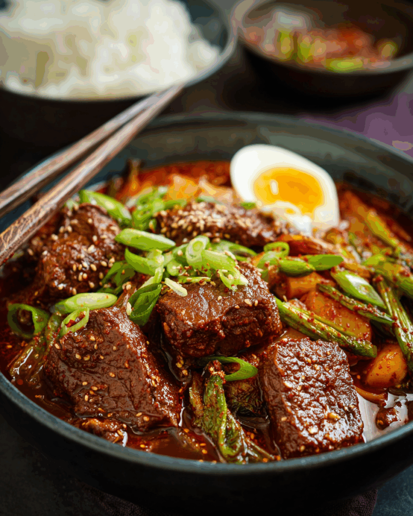 Korean Beef Stew with Gochujang