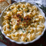 Garlic Butter Baked Brie Pasta
