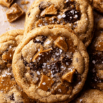 Brown Butter Toffee Cookies with Homemade Foolproof Toffee