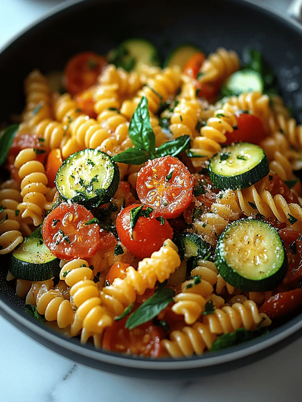 Tomato Zucchini Pasta