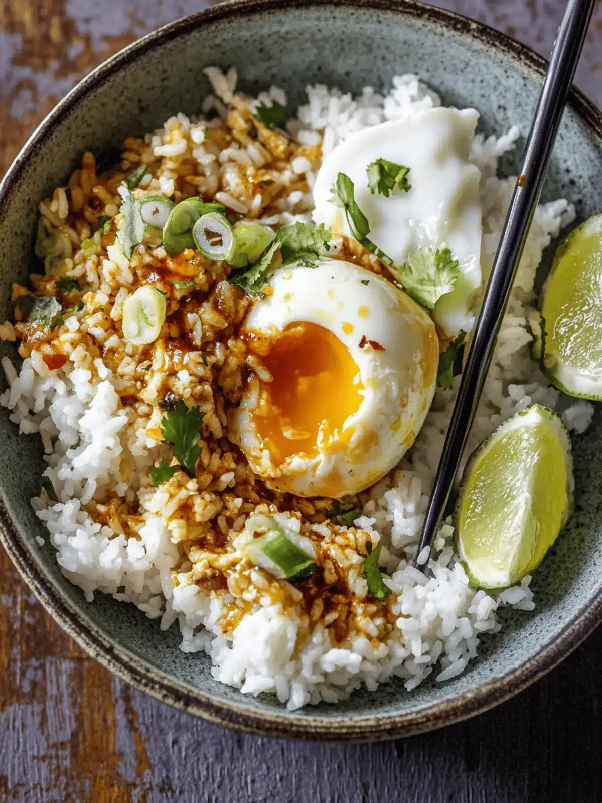 Spicy Rice Bowl with Egg