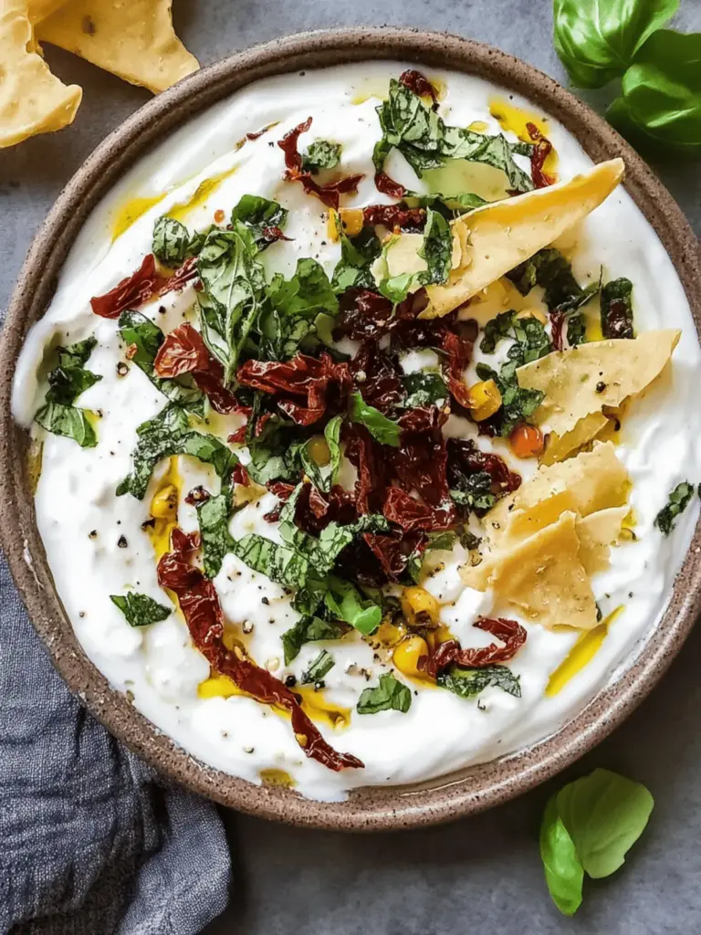 Mediterranean Greek Yogurt Dip