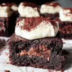 Brown Butter Red Velvet Brownies