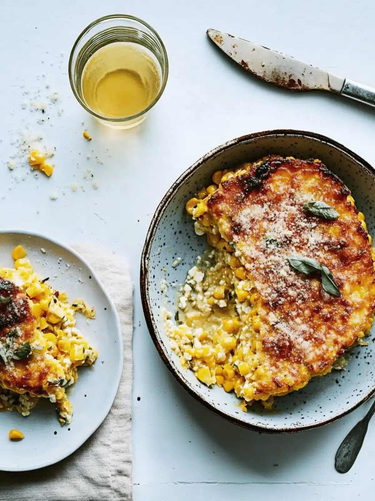 Sweet Corn and Ricotta Sformato