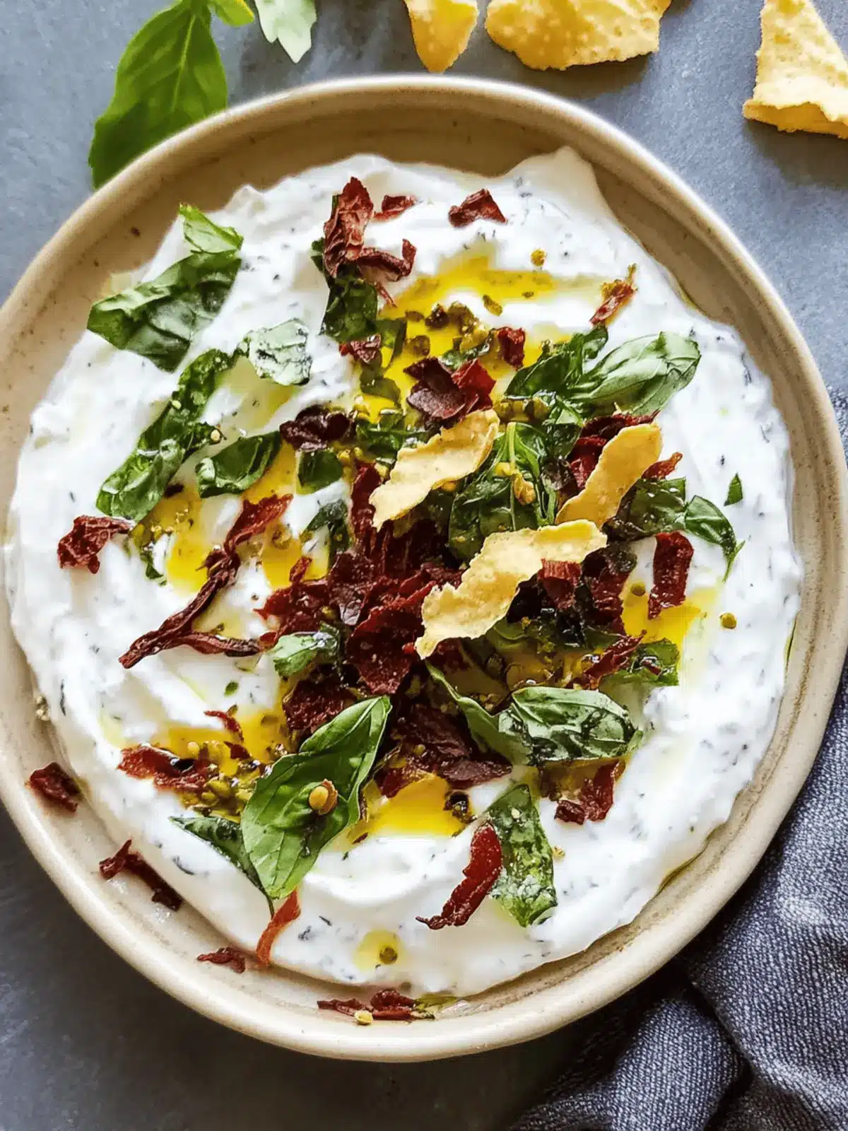 Mediterranean Greek Yogurt Dip