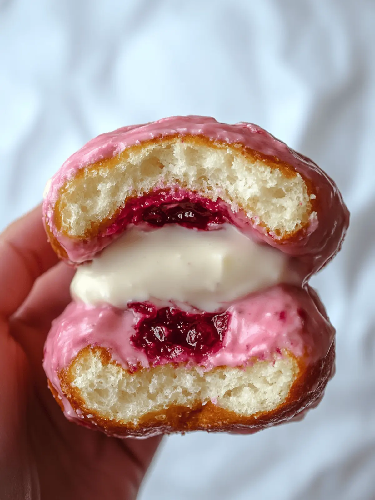 Melt in Your Mouth Cherry Cream Doughnuts You Can Make at Home 5 Cherry Cream Doughnuts