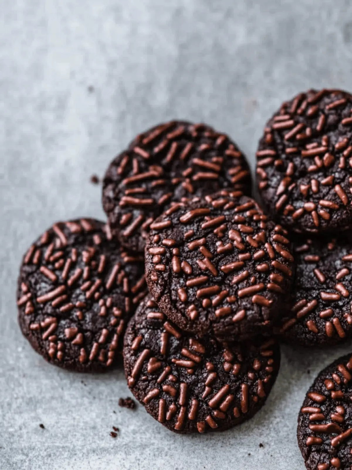 Chocolate Sprinkle Cookies
