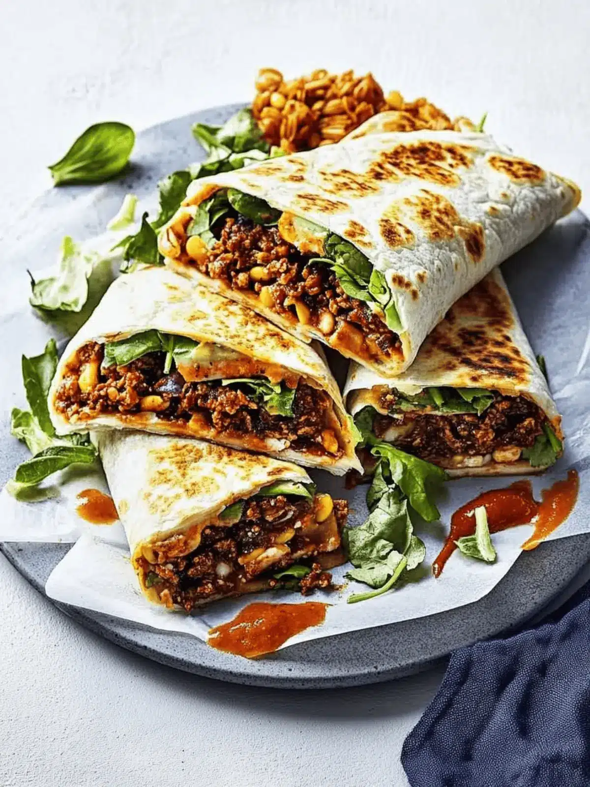 spicy chipotle crunch wraps