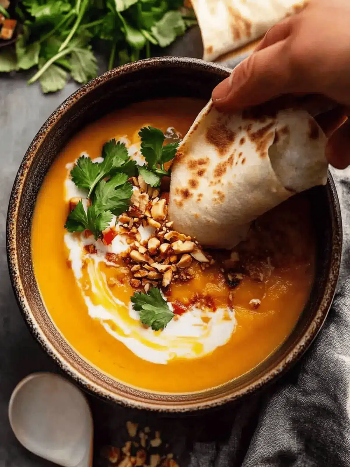 Thai Coconut Pumpkin Soup
