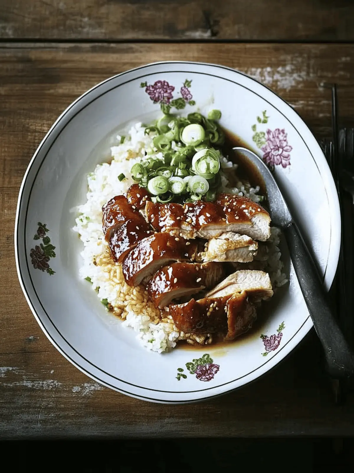 SUPPLE SLOW-COOKED SOY SAUCE CHICKEN RICE