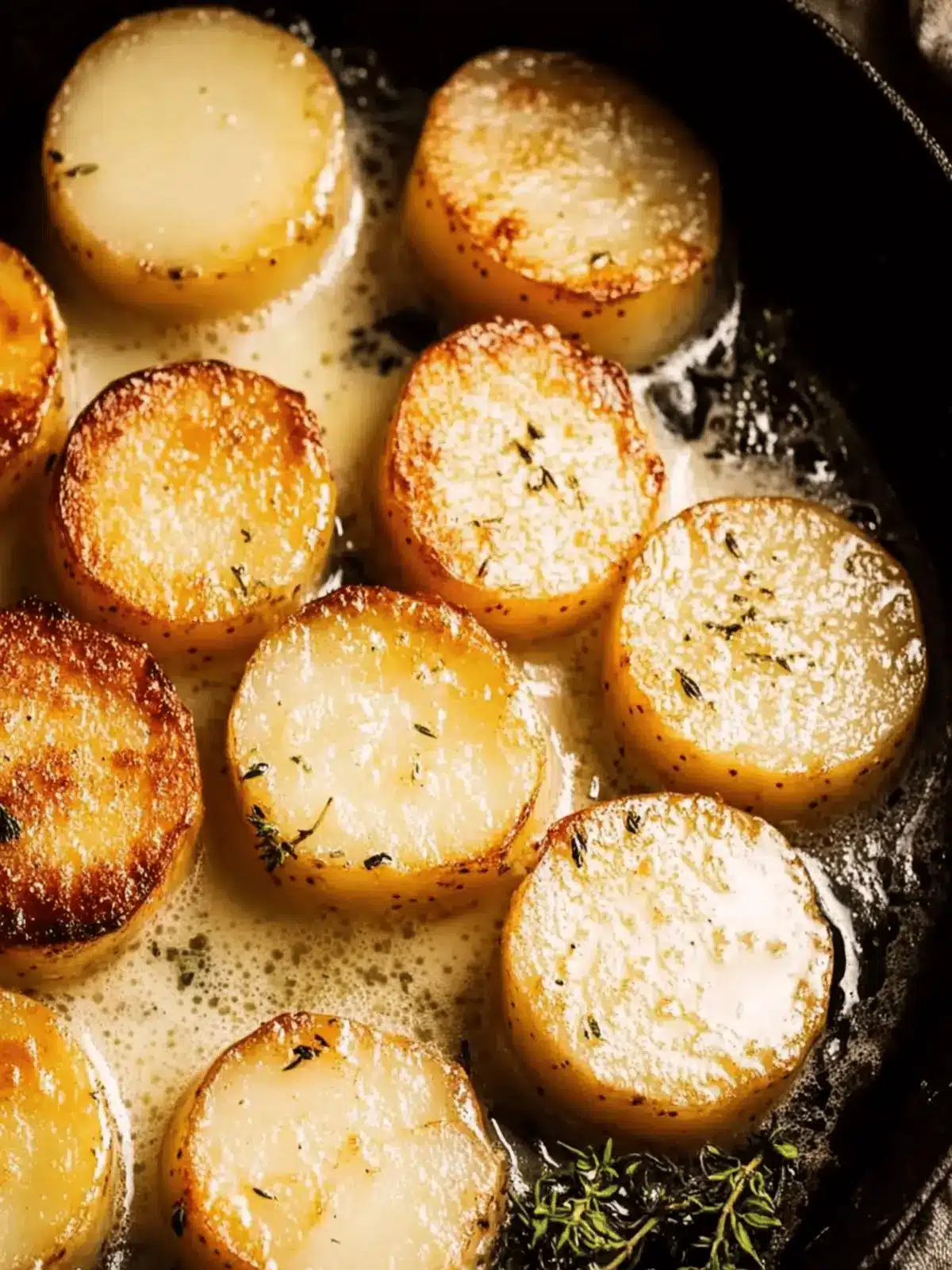Fondant potatoes