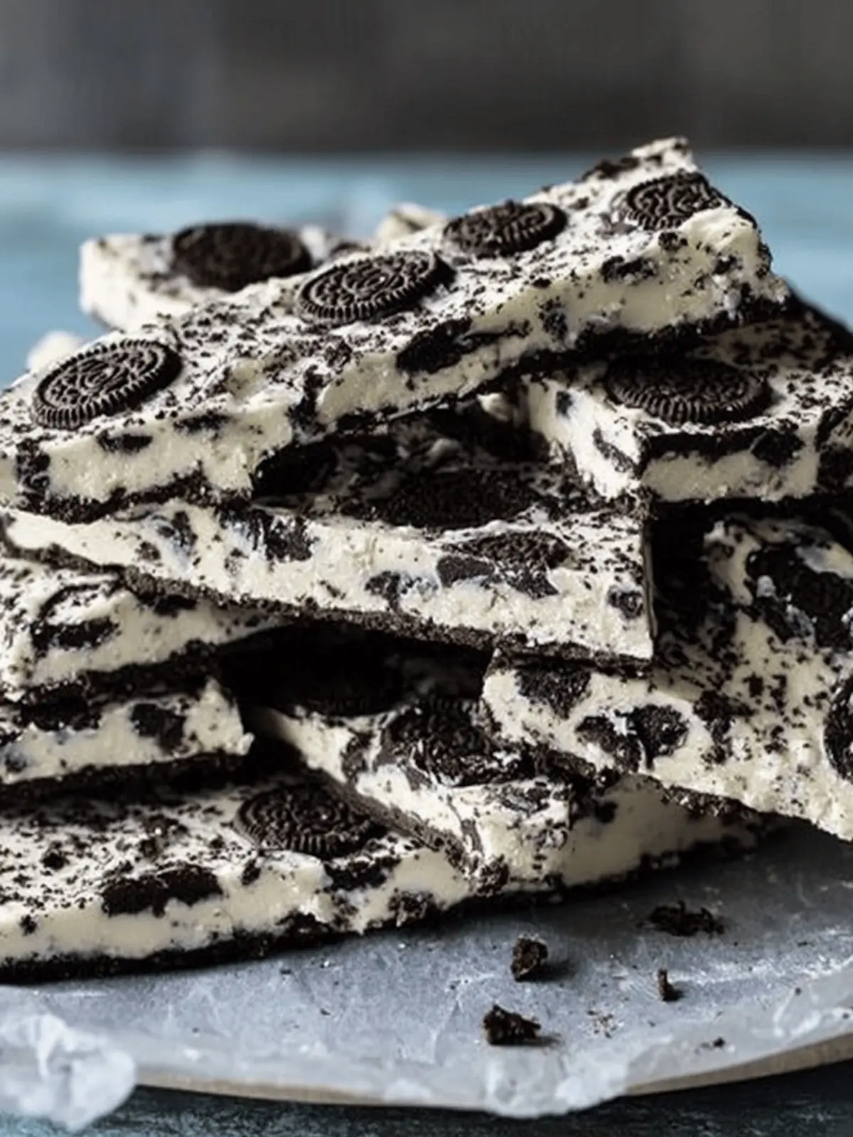 Cookies and Cream Oreo Bark