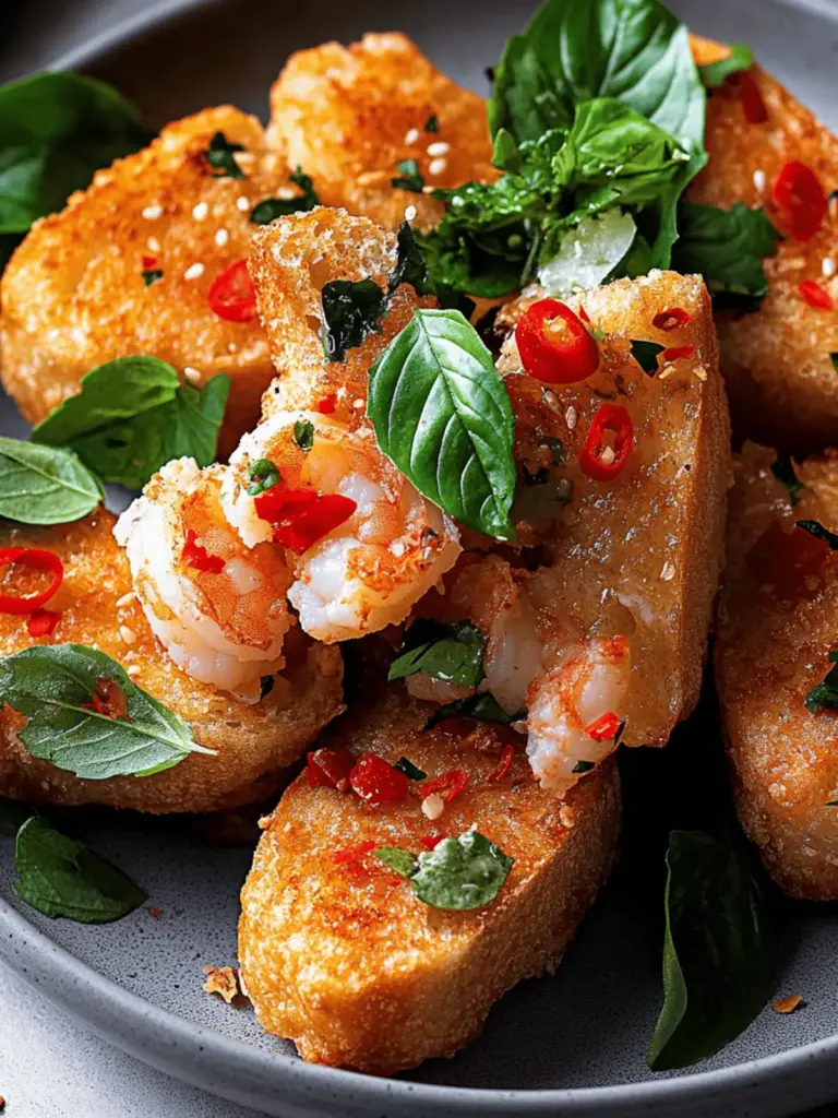 Thai-style prawn toast