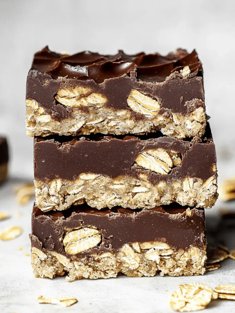 Chocolate Fudge Oat Bars