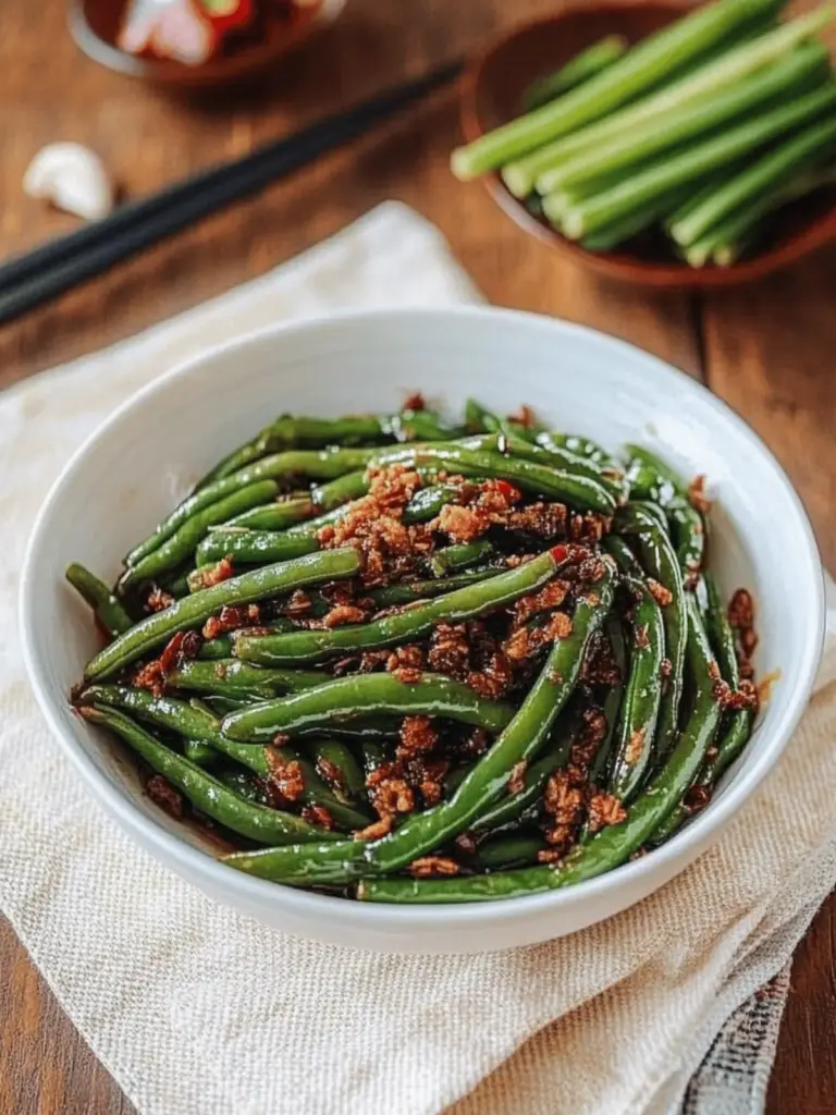 Sichuan Dry Fried String Beans