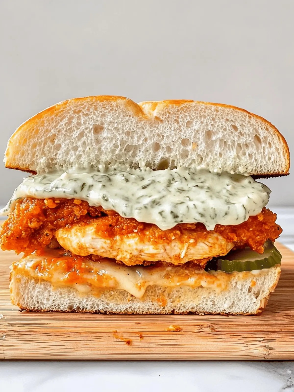 Chicken Parmesan Sandwich