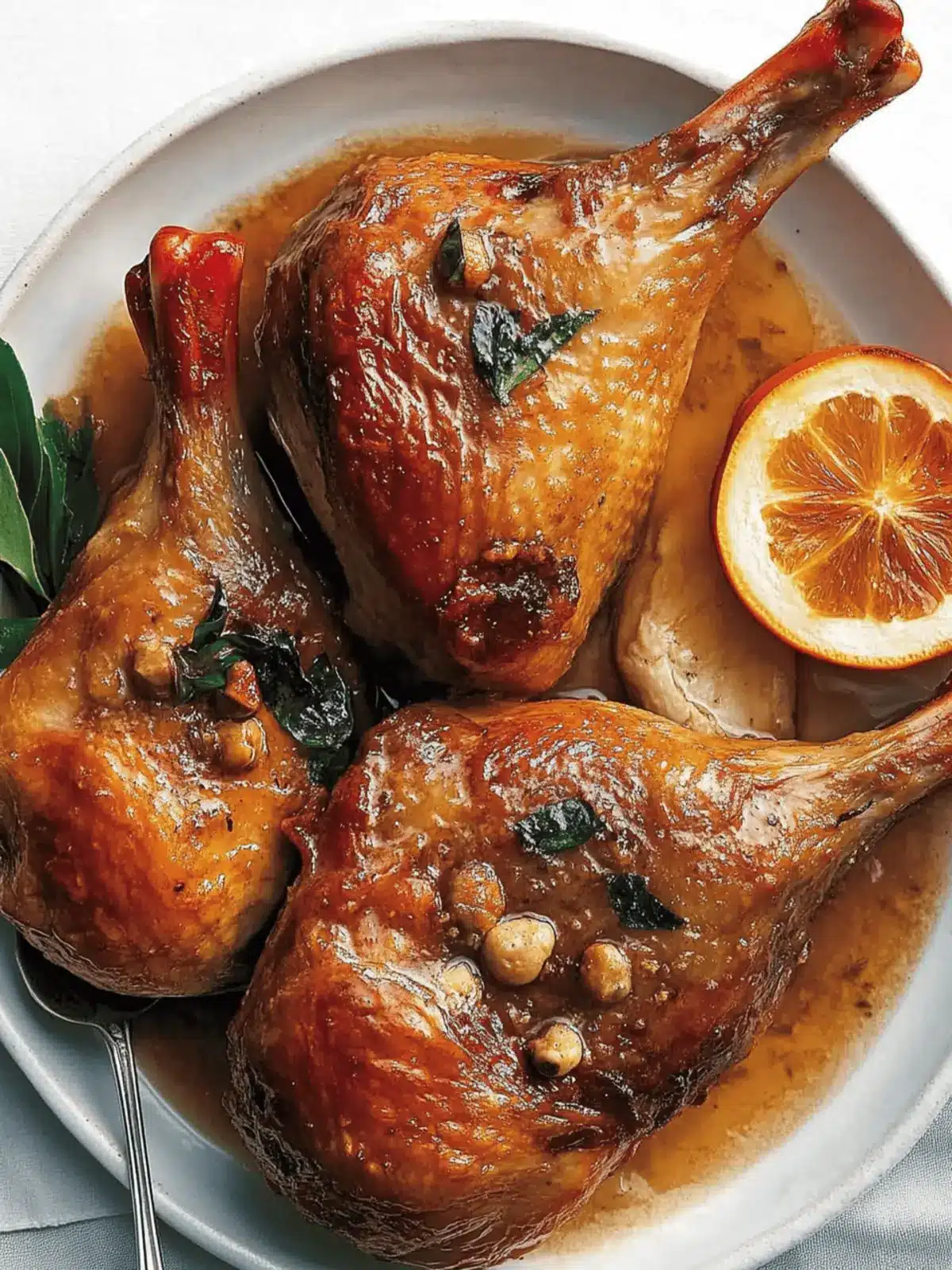 Stock-Braised Turkey Legs