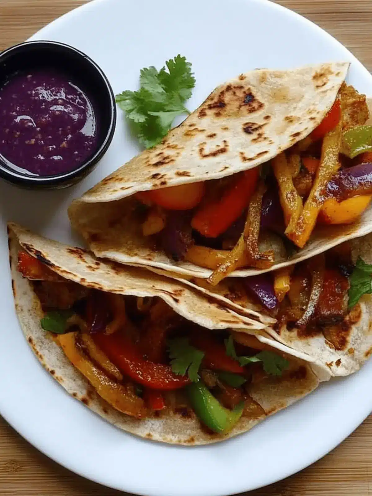 Quick Veggie Fajitas