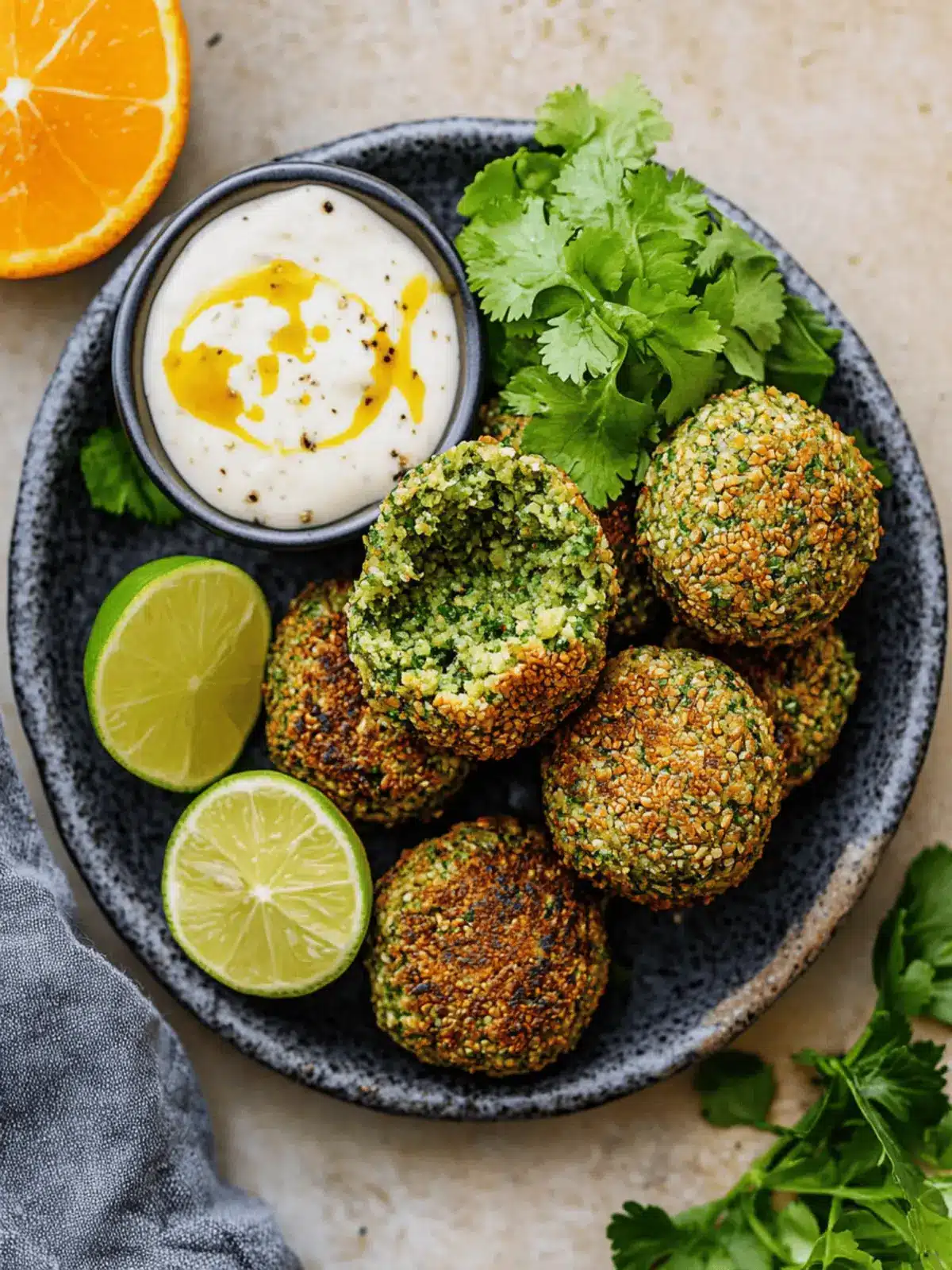 Magical Green Falafel