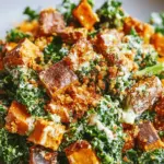 Deliciously Ella’s Creamy Kale and Sweet Potato Salad