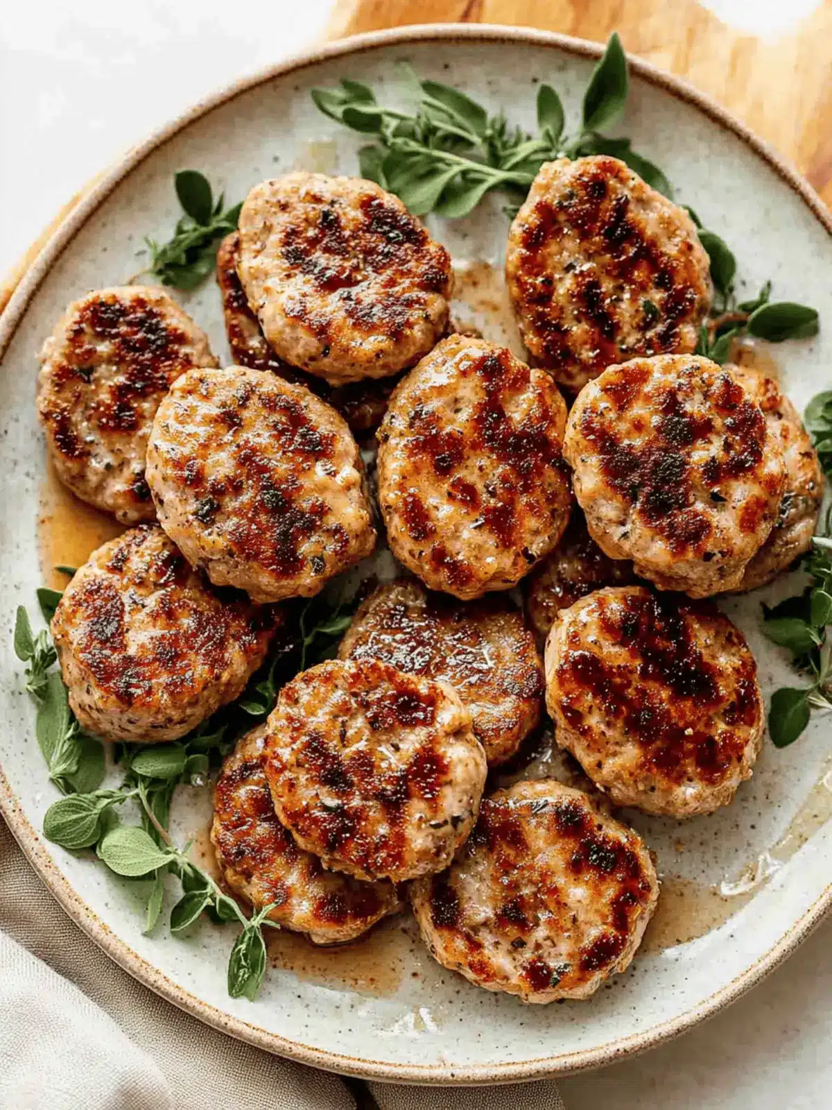 Maple Chicken Breakfast Sausage