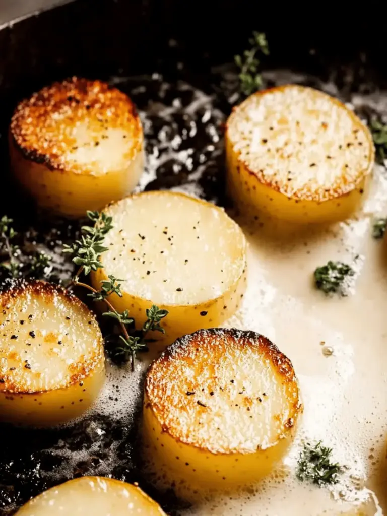 Fondant potatoes