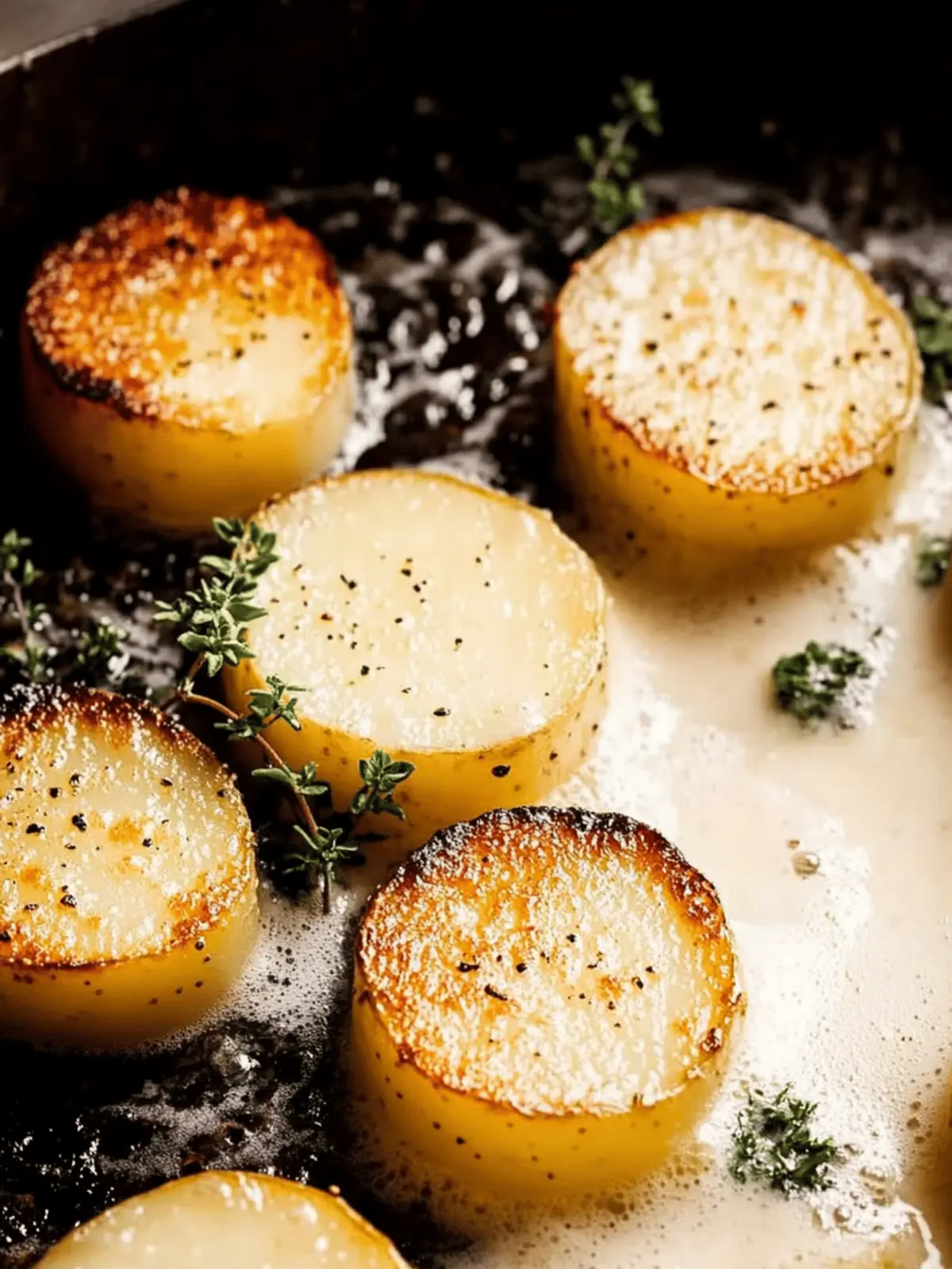 Fondant potatoes