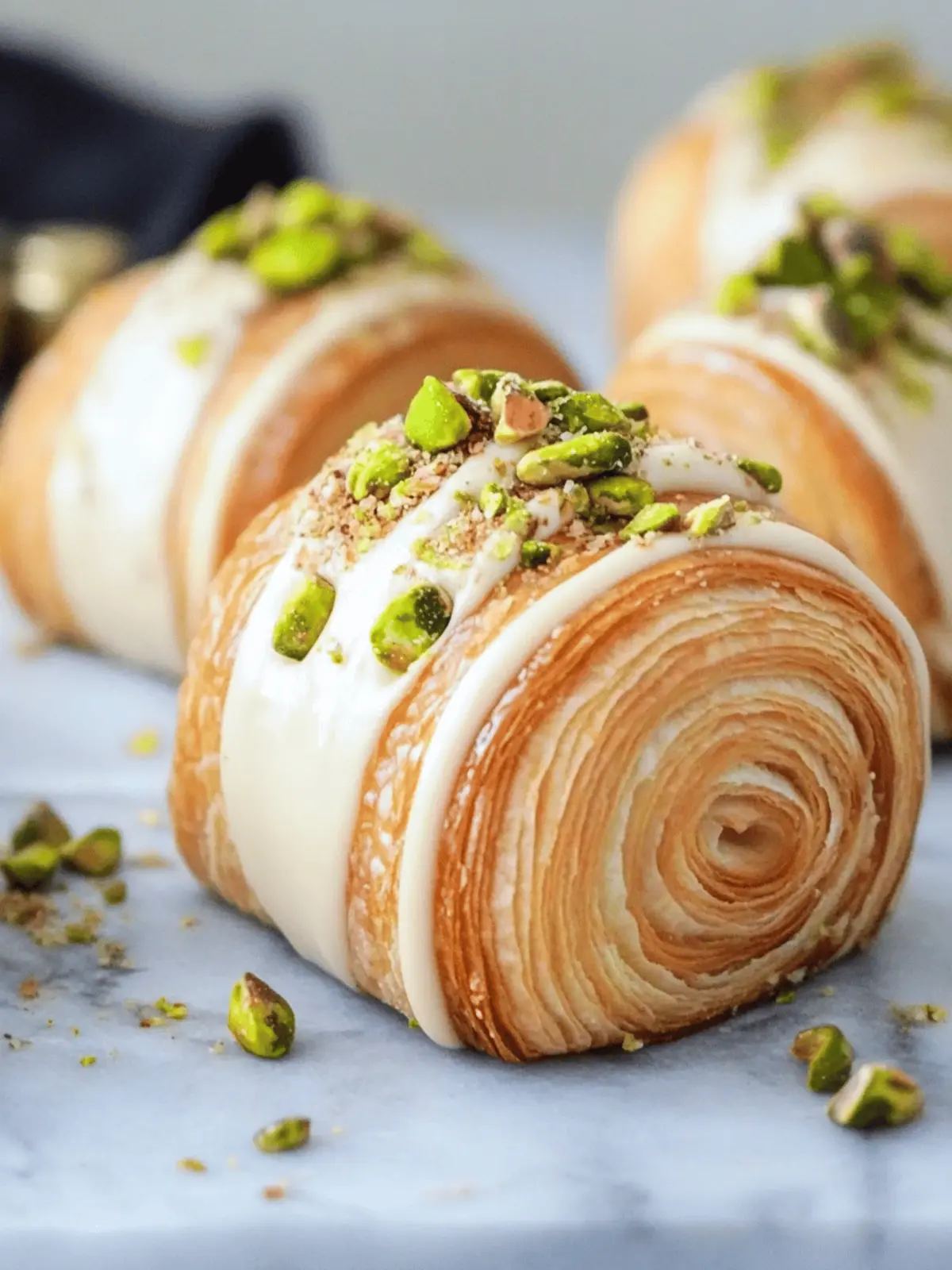 Pistachio Supreme Croissants