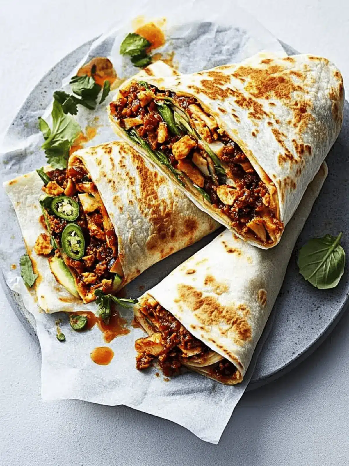 spicy chipotle crunch wraps