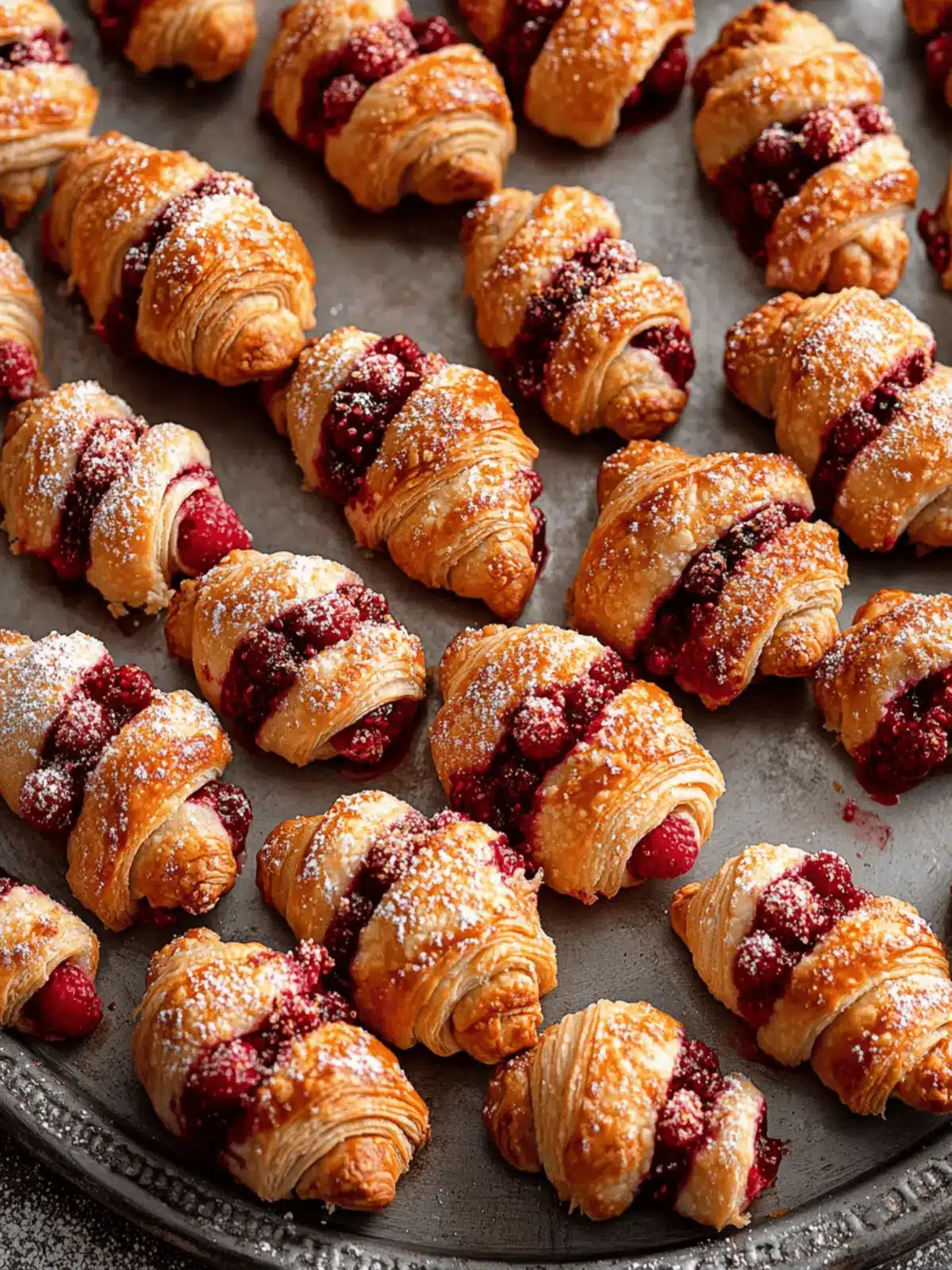 Classic Jewish Raspberry Rugelach