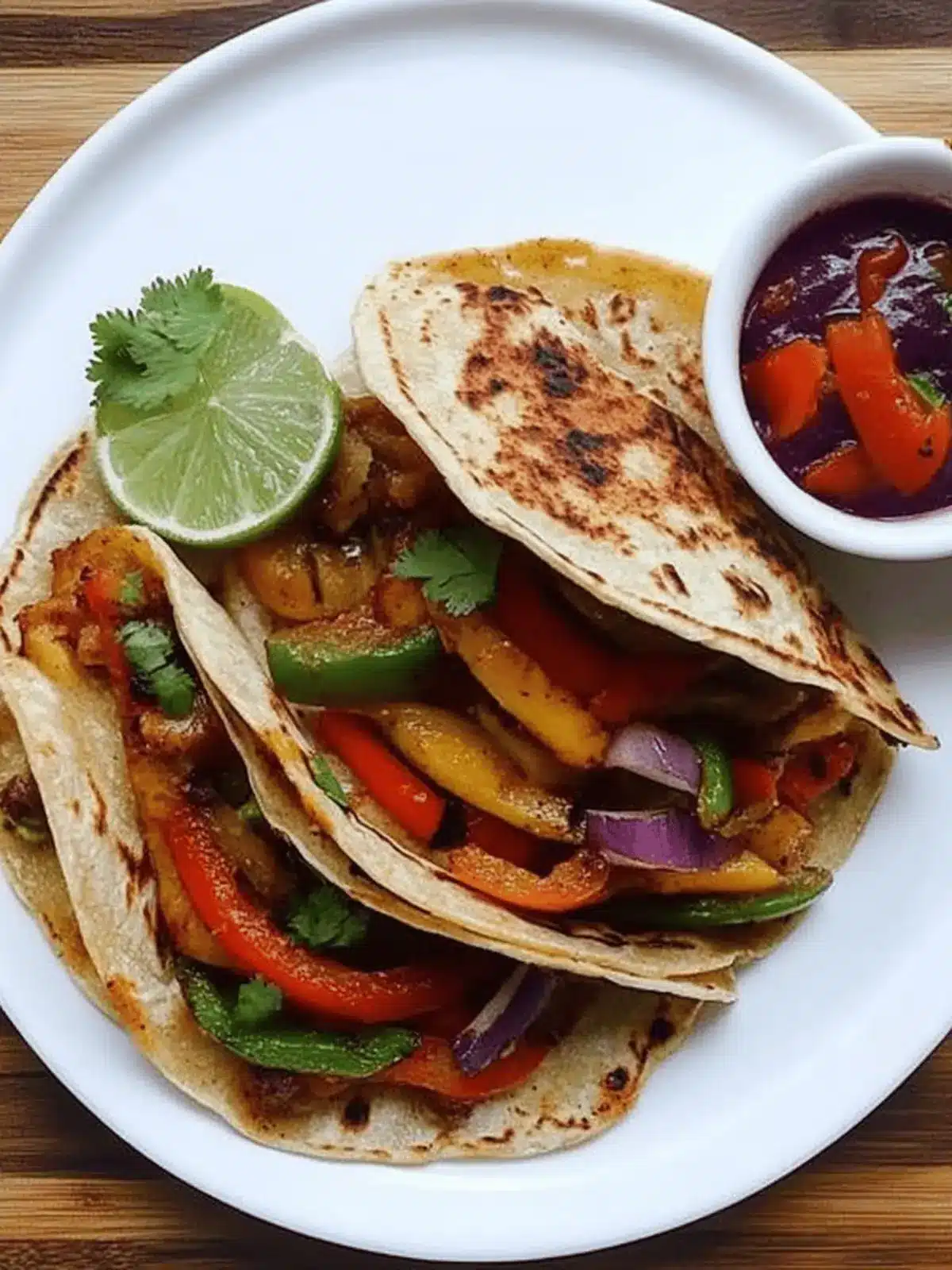 Quick Veggie Fajitas