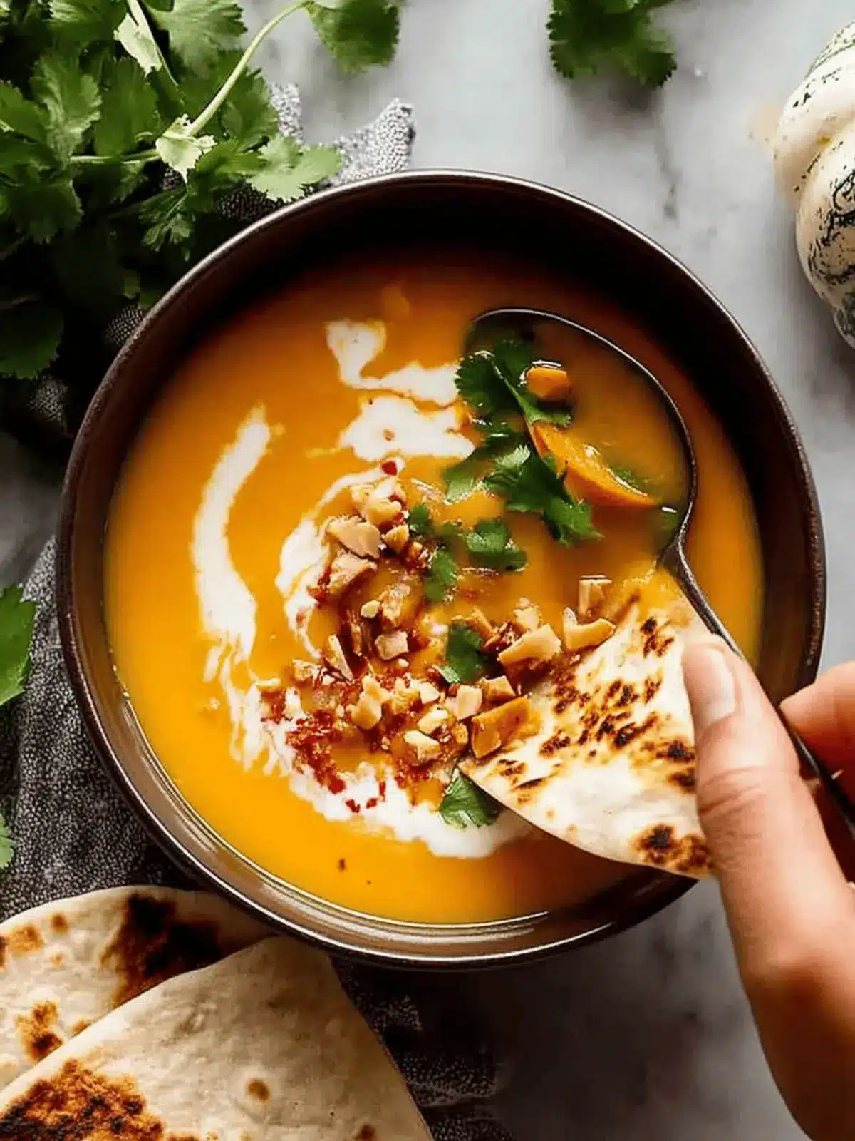 Thai Coconut Pumpkin Soup