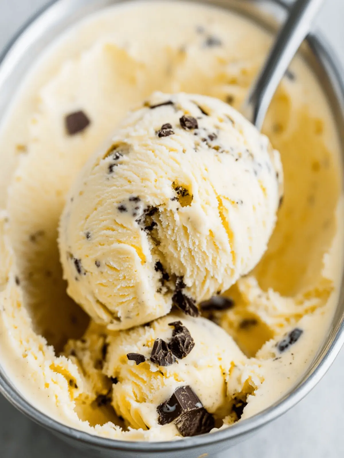 Orange, Cardamom & Chocolate Ice cream + Classic Vanilla