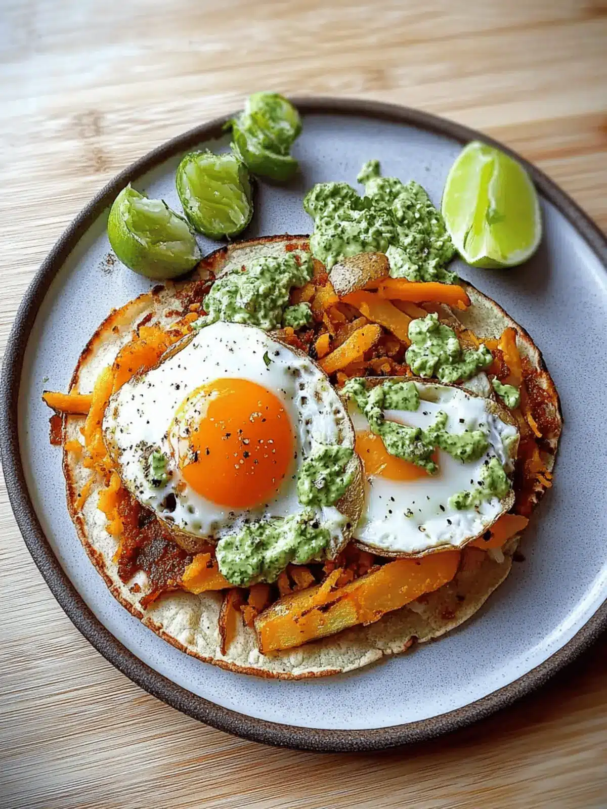 Crispy Potato, Egg & Cheese Taco