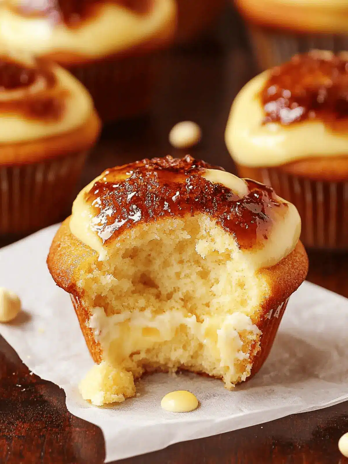Crème Brûlée Cupcakes