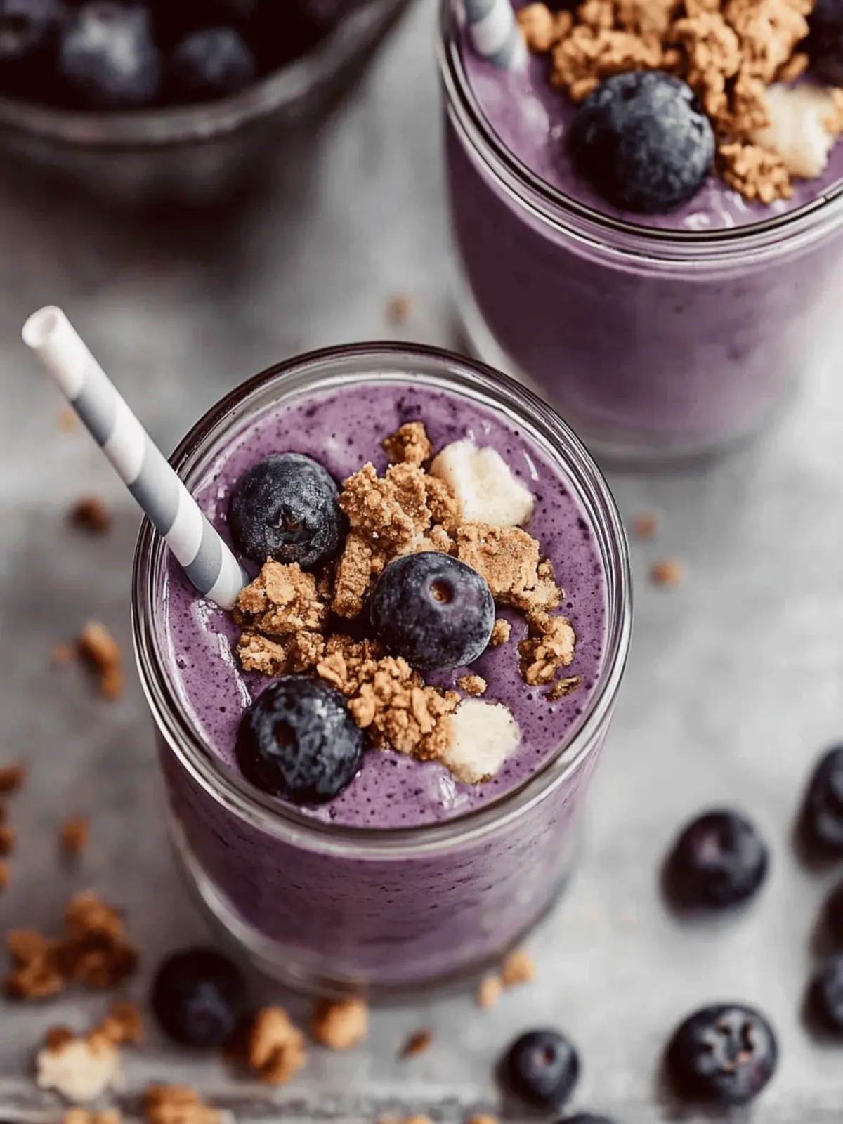 Blueberry Cobbler Smoothie